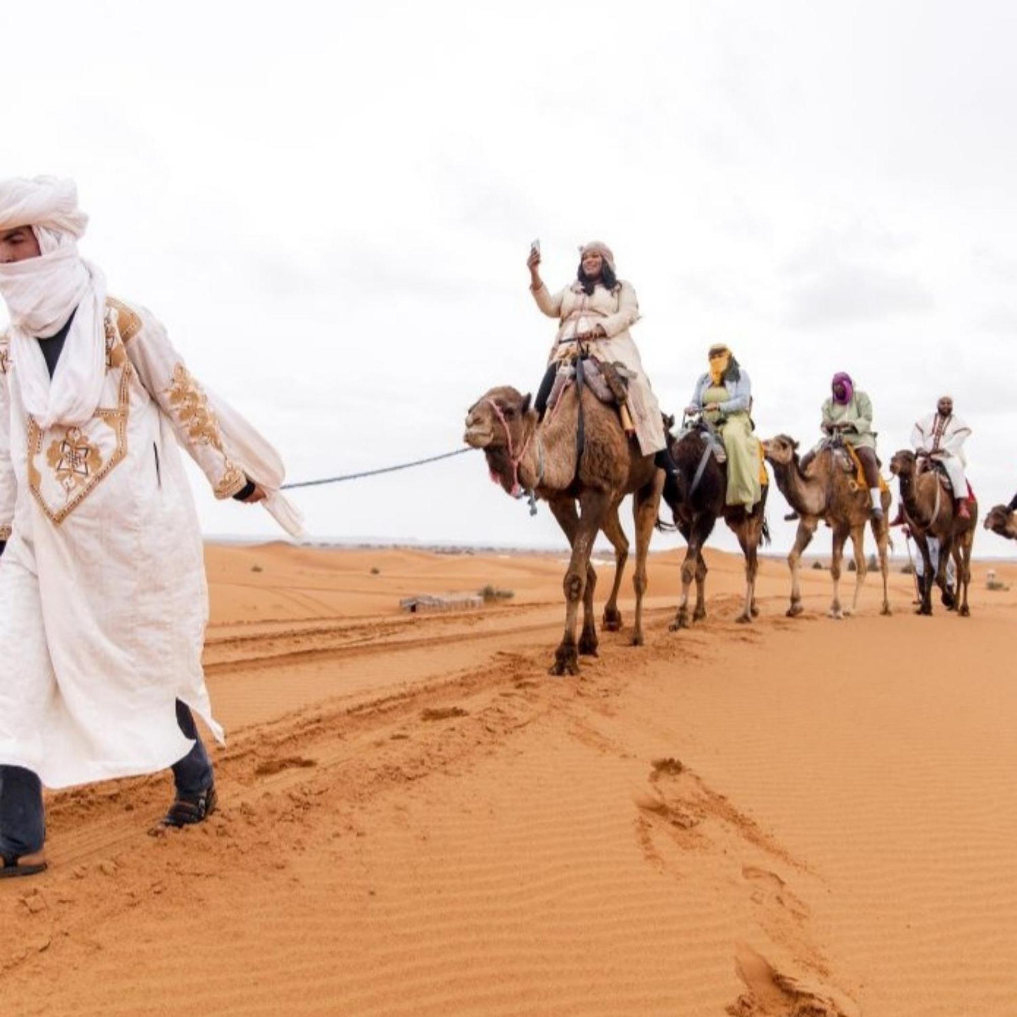 Erg Chebbi Romantic Desert Camp Merzouga Bagian luar foto
